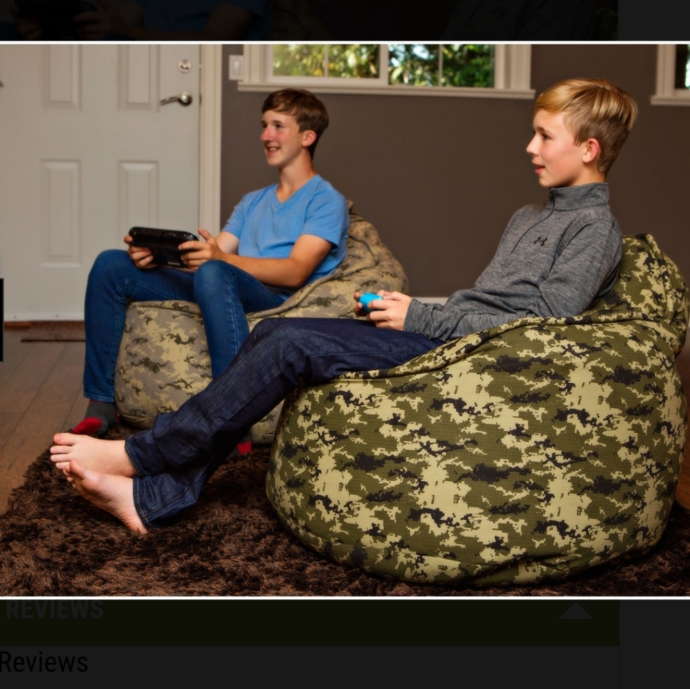 🌲 Camo bean bag chair - Picture 2 of 2